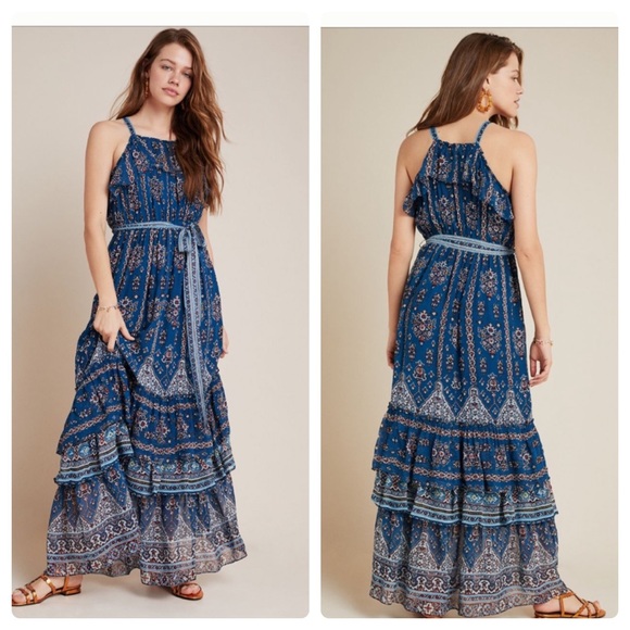 Anthropologie Dresses & Skirts - 💕Anthropologie Sasha ruffled maxi dress